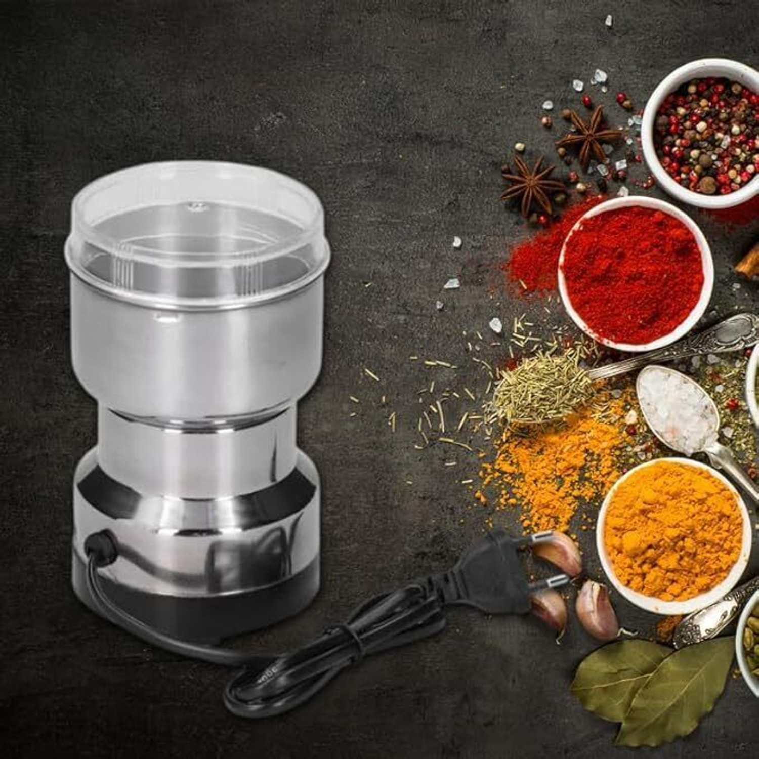 Image of Elvara creations Mini Mixer Grinder 600 W Juicer Mixer Grinder