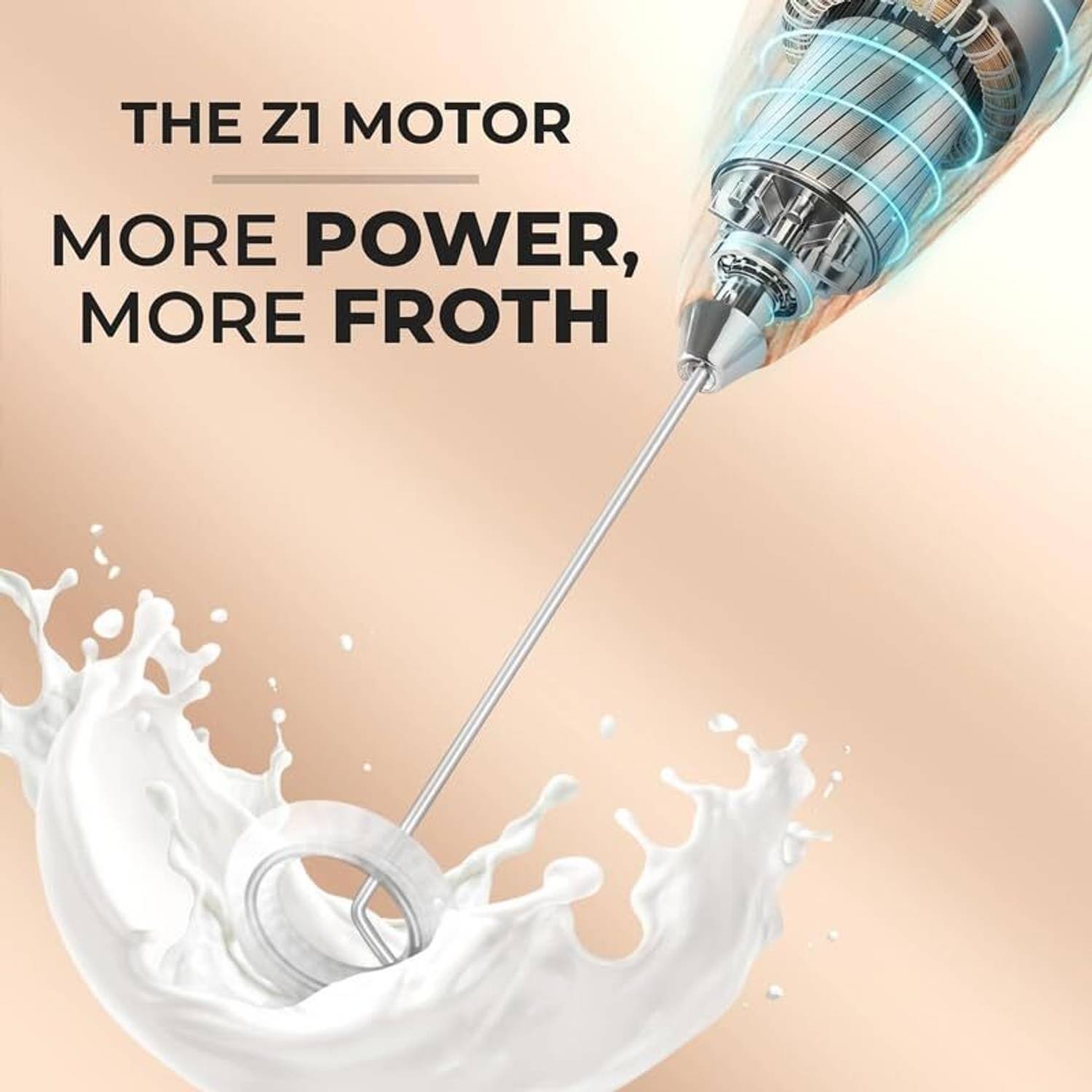 HIKIN Handheld Electric Milk Frother MF2 - Image 4