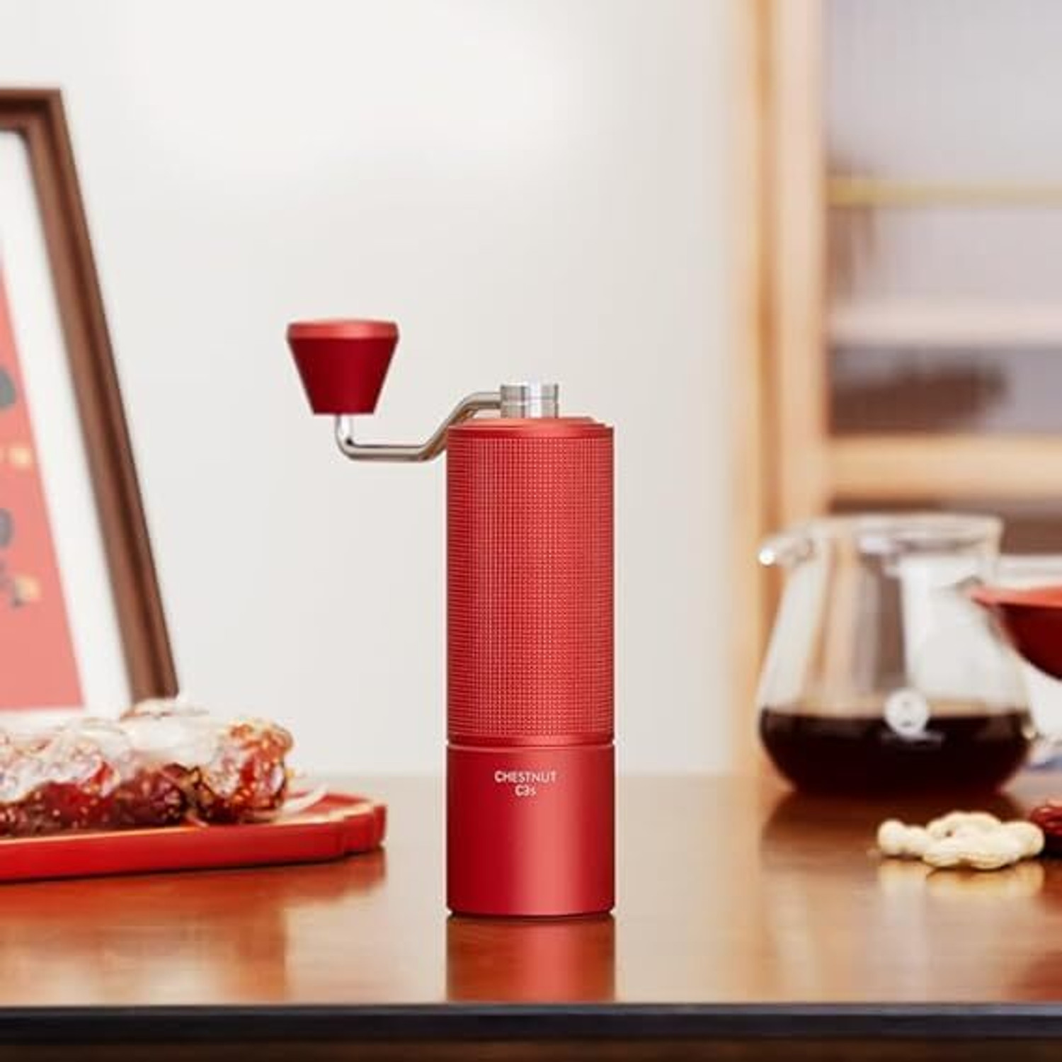 Image of TIMEMORE Chestnut C3S Manual Coffee Grinder Conical Burr Portable Hand Coffee Grinder 2 Cups Coffee Maker