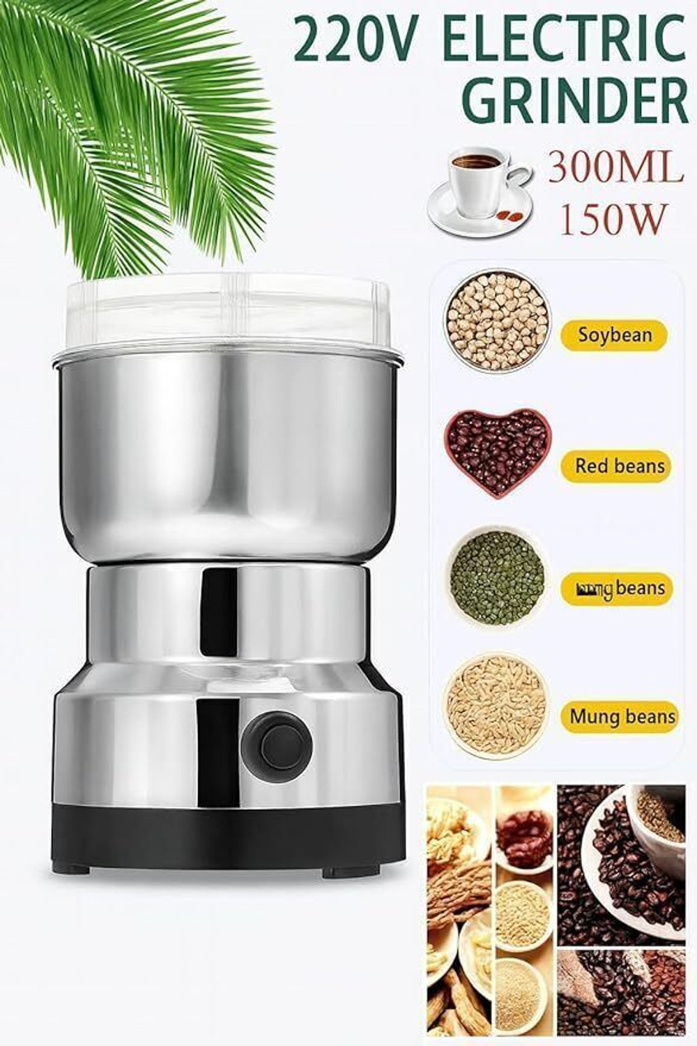 Image of HSH GOLDI Mini Mixer Grinder 800 W Juicer Mixer Grinder