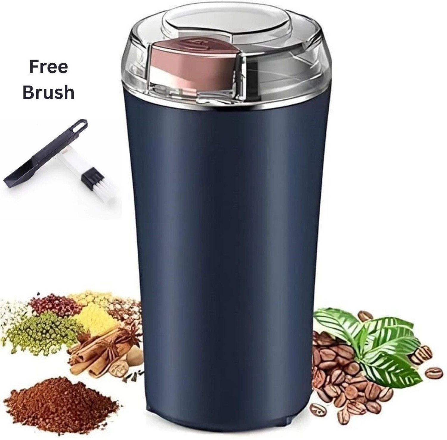 Image of Rudra Portable Electric Coffee and Spice Grinder for Home Kitchen Use Personal Coffee Maker