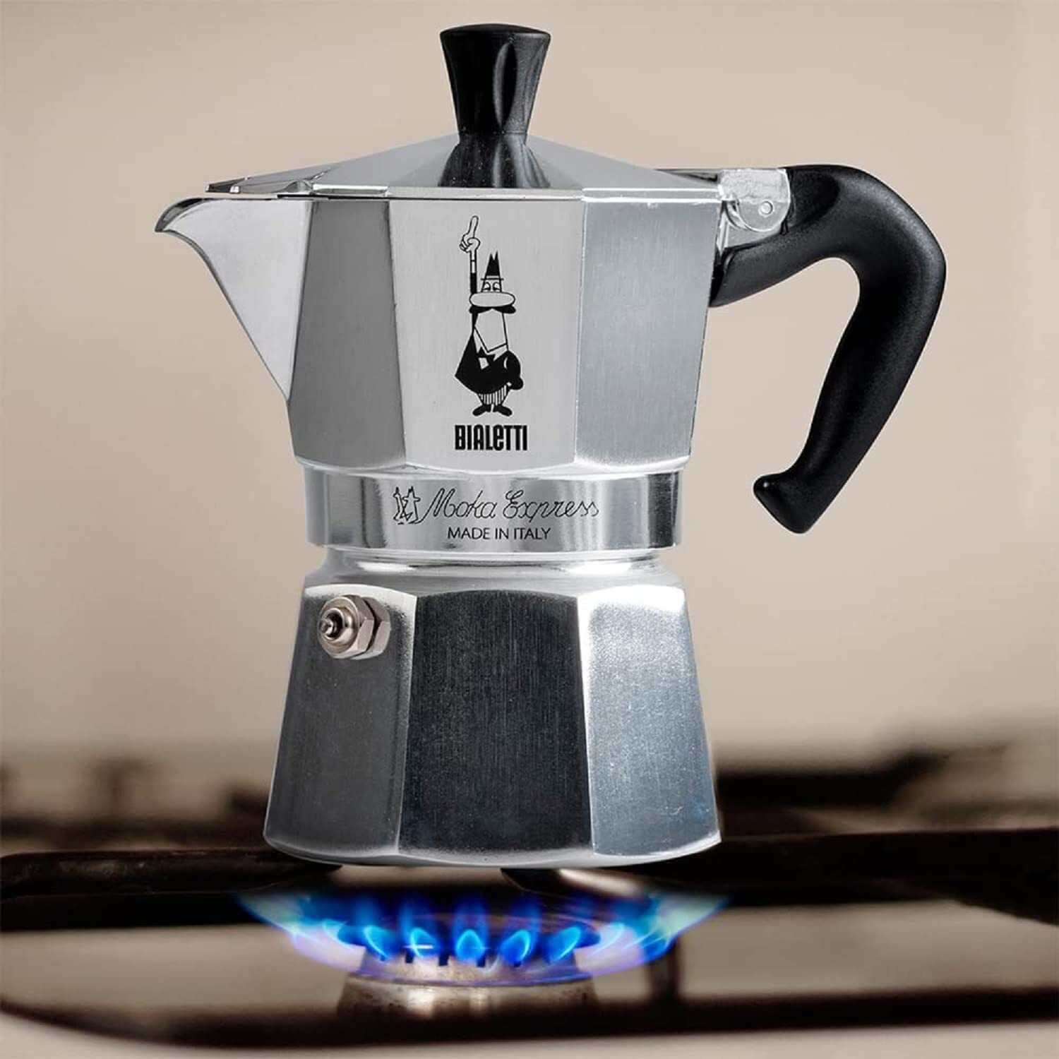 Image of Bialetti Italian Made Moka Stovetop Espresso Maker Personal Coffee Maker