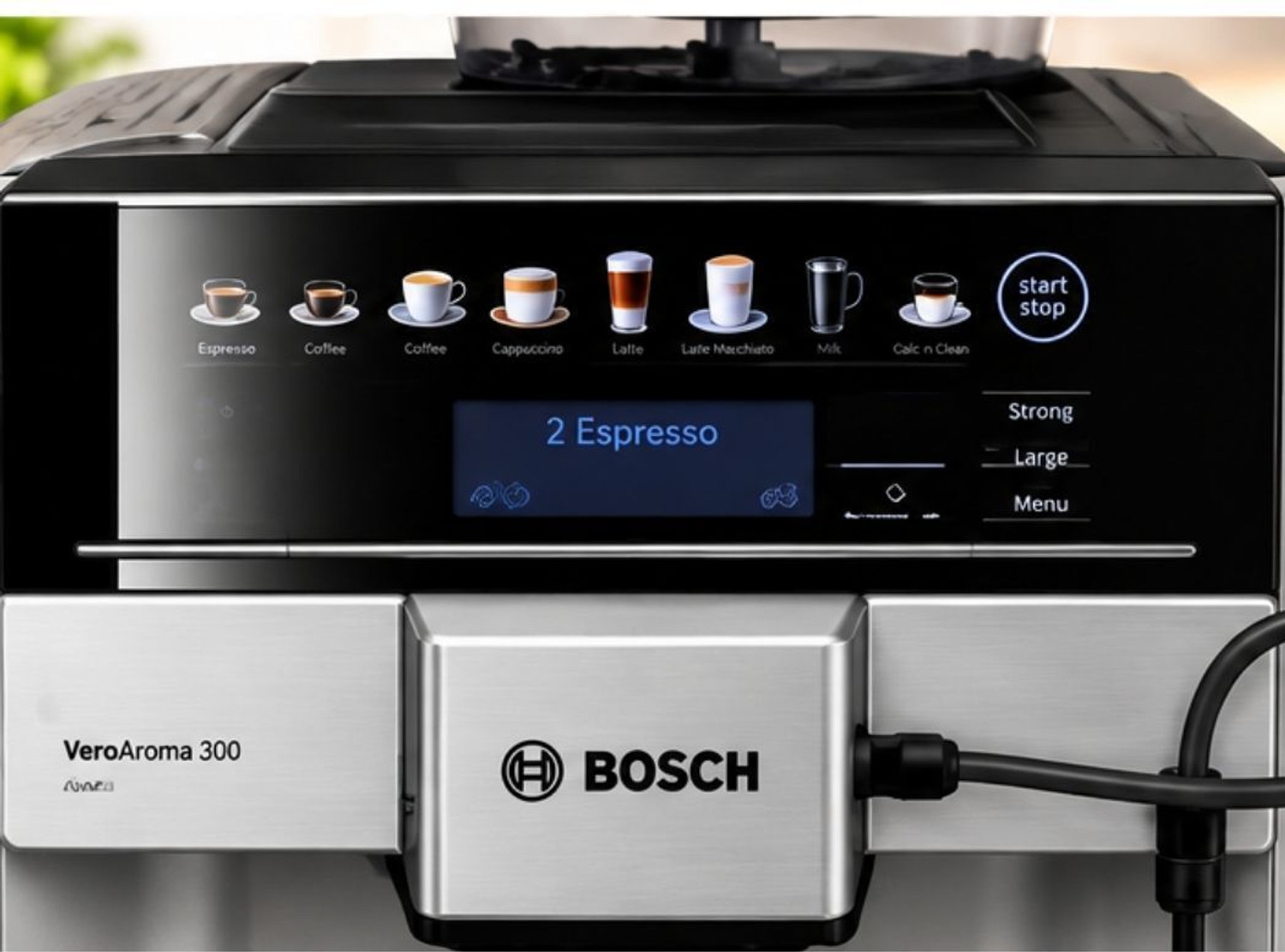 Image of BOSCH Series 2 Fully Automatic Coffee Machine 2 Cups Coffee Maker (Black)