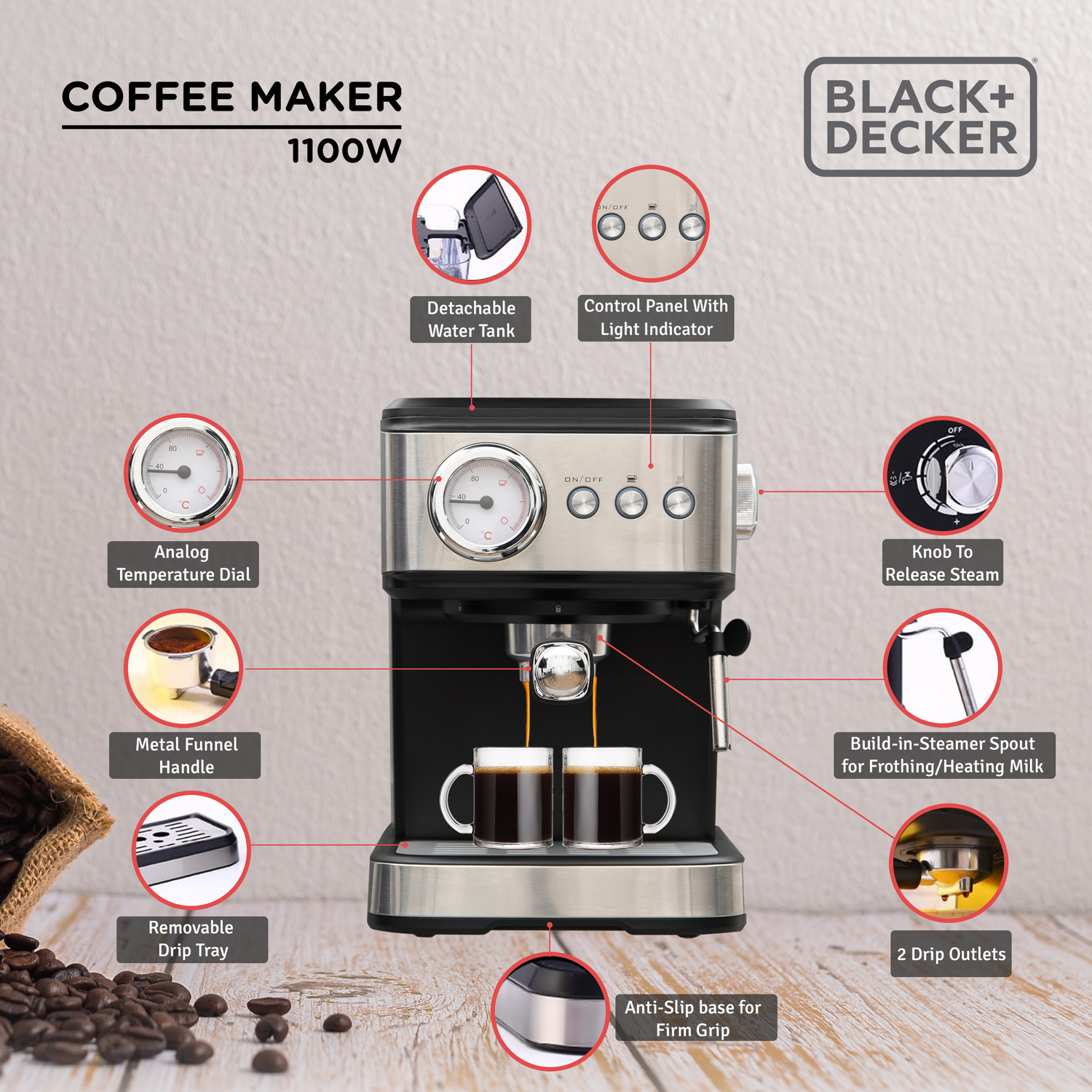 Image of Black & Decker 16002410 10 Cups Coffee Maker
