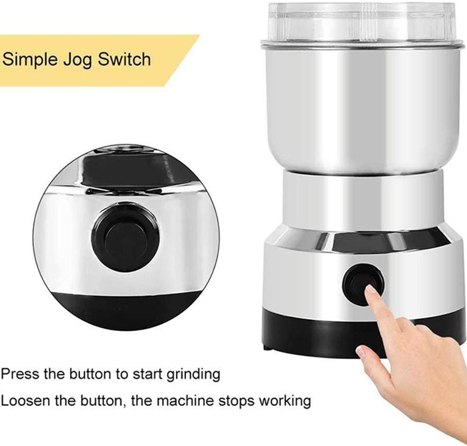 Image of Elvara creations Household Grinder W300 Juicer Mixer Grinder gr192 300 W Juicer Mixer Grinder