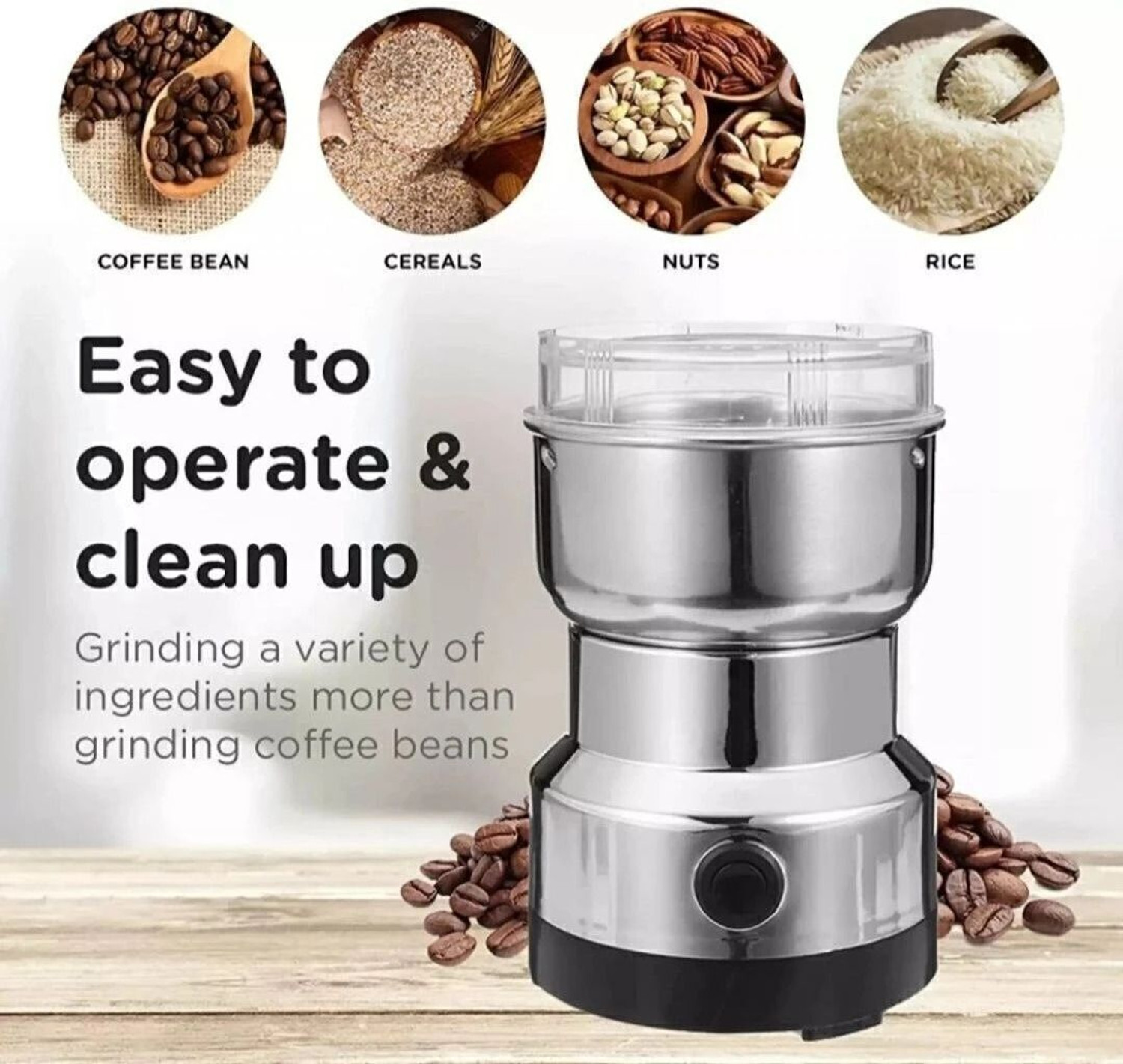 Image of Elvara creations Household Grinder W300 Juicer Mixer Grinder gr04 300 W Juicer Mixer Grinder