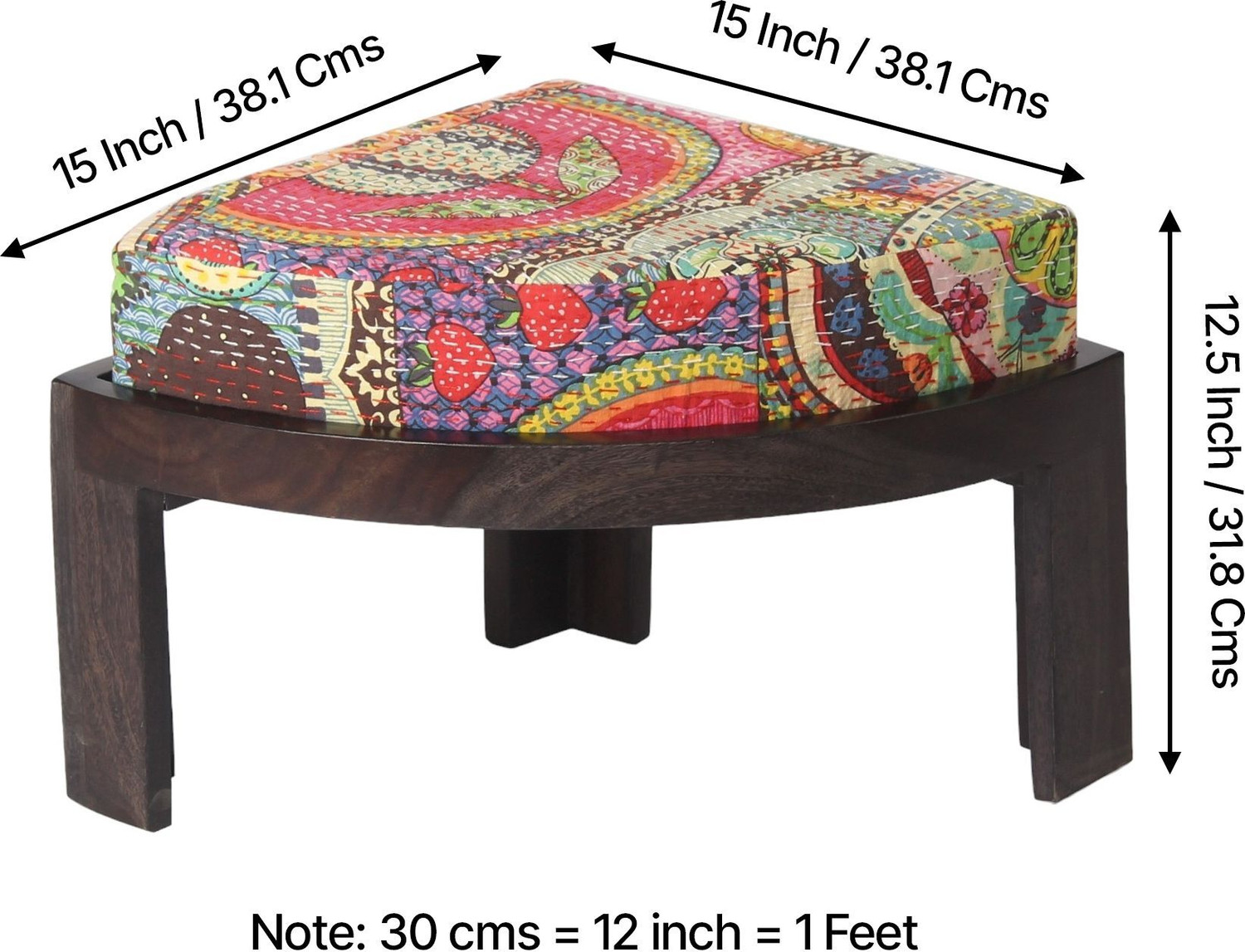 Image of Flipkart Perfect Homes Rosewood ( Sheesham ) Solid Wood Coffee Table