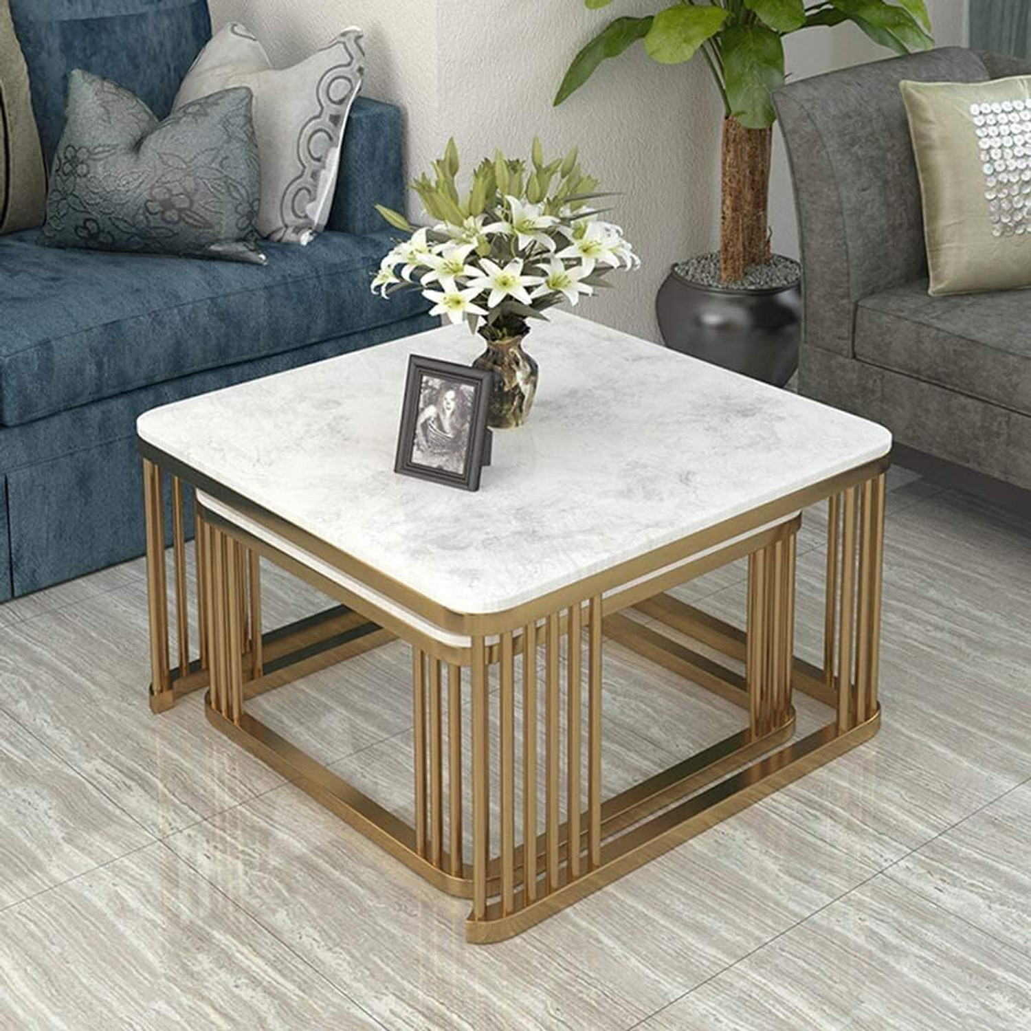 Image of Yusha handicrafts Engineered Wood Coffee Table