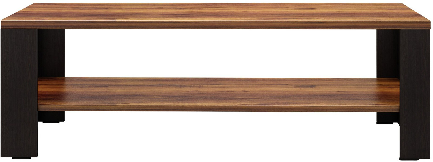 Image of FULFILHOME Engineered Wood Coffee Table (Finish Color - NATURAL TEAK, Knock Down) Engineered Wood Coffee Table