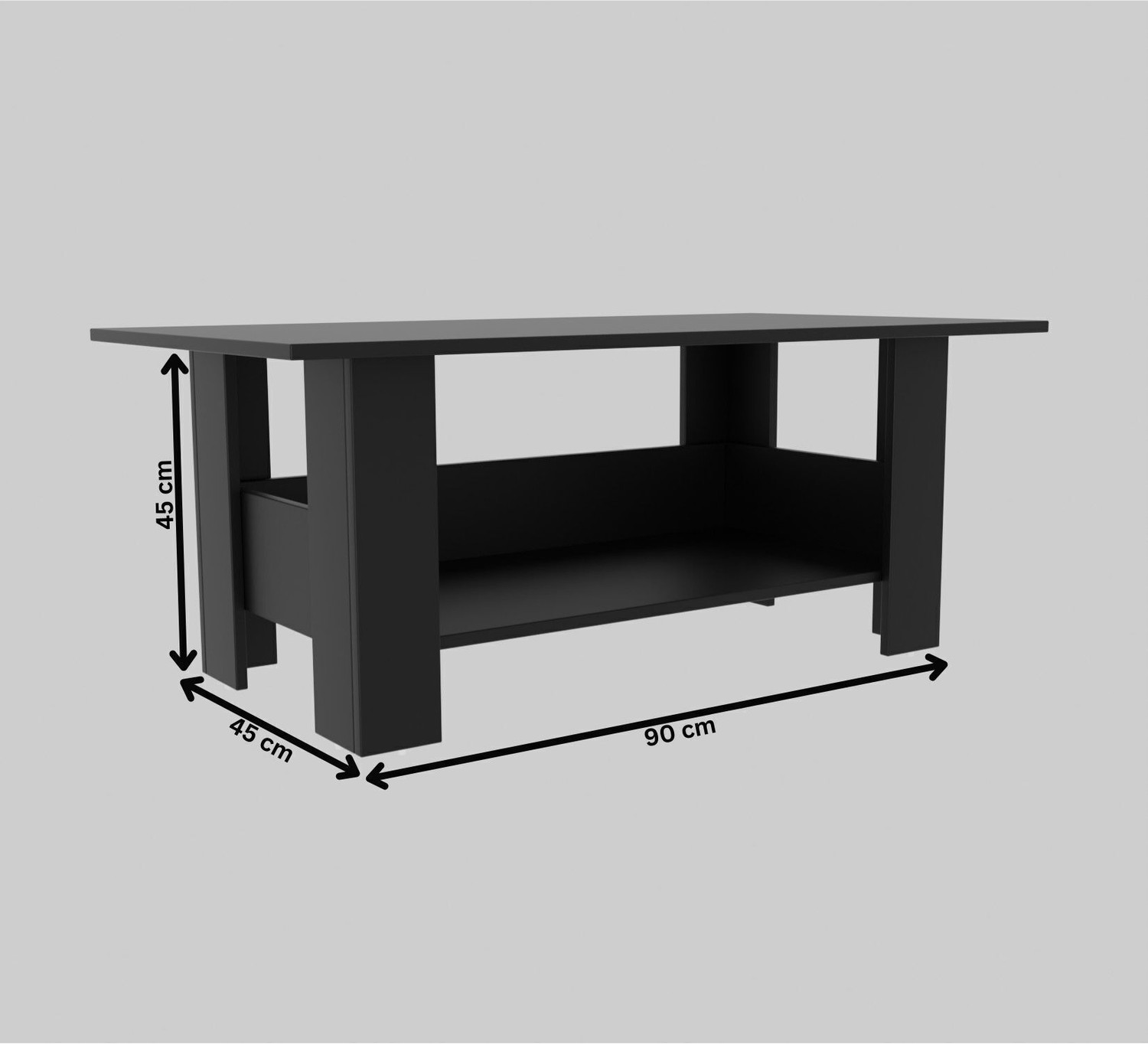 Image of Spyder Home Decore Multipurpose Coffee Table, Console Table, Sofa Table Easy To Assemble Engineered Wood Coffee Table