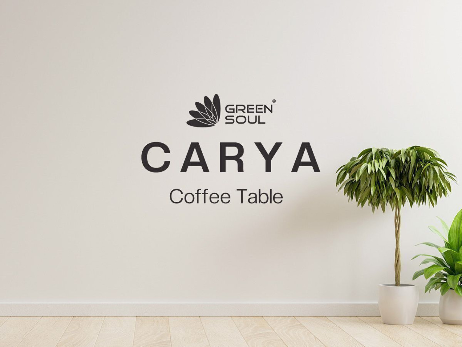 Image of GREEN SOUL Carya Coffee Table Engineered Wood Coffee Table