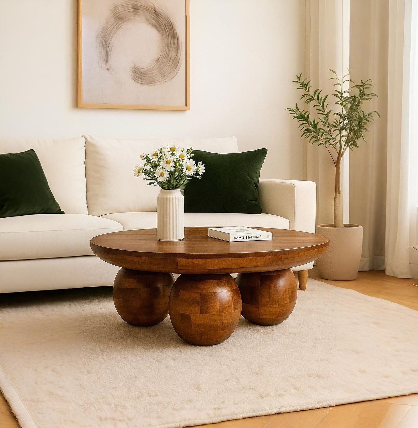 Image of Greenseal Solid Wood Coffee Table