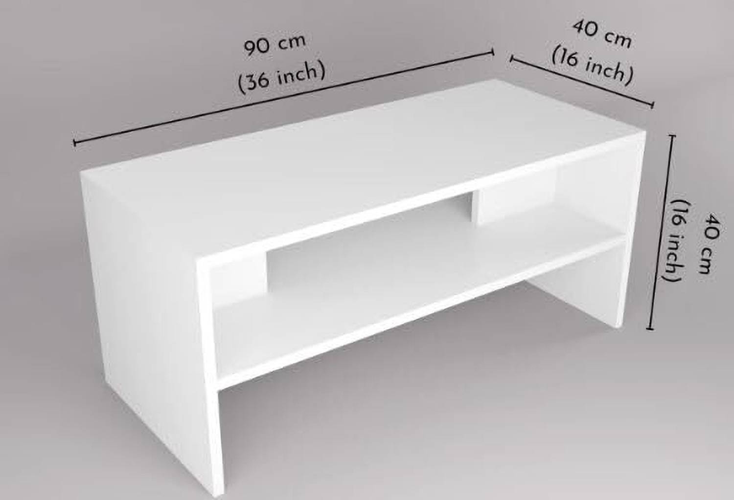 NE Furniture Mocha Engineered Wood Coffee Table/Center Table with