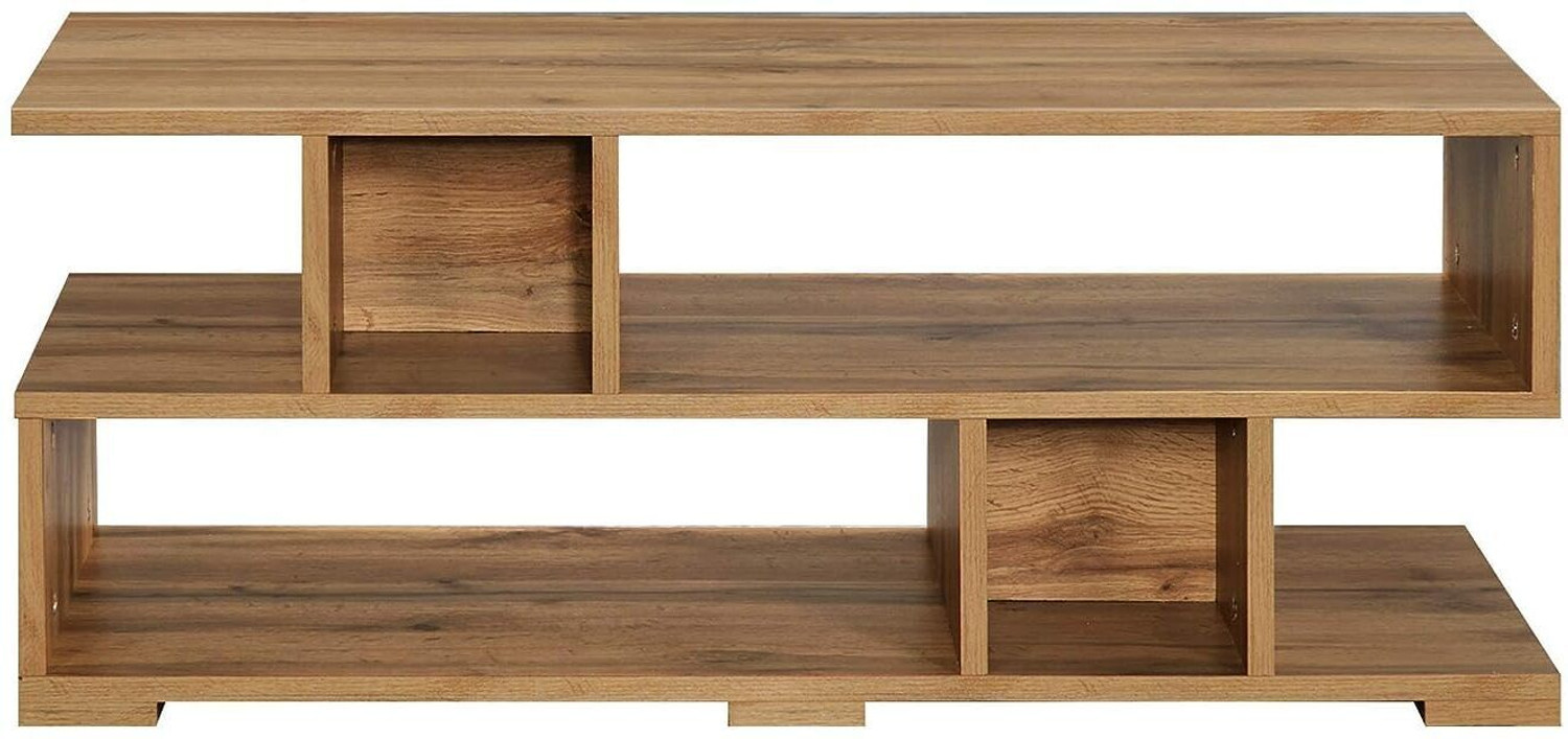 Image of sbf furniture Plank Siena Engineered Wood Coffee Table Engineered Wood Coffee Table