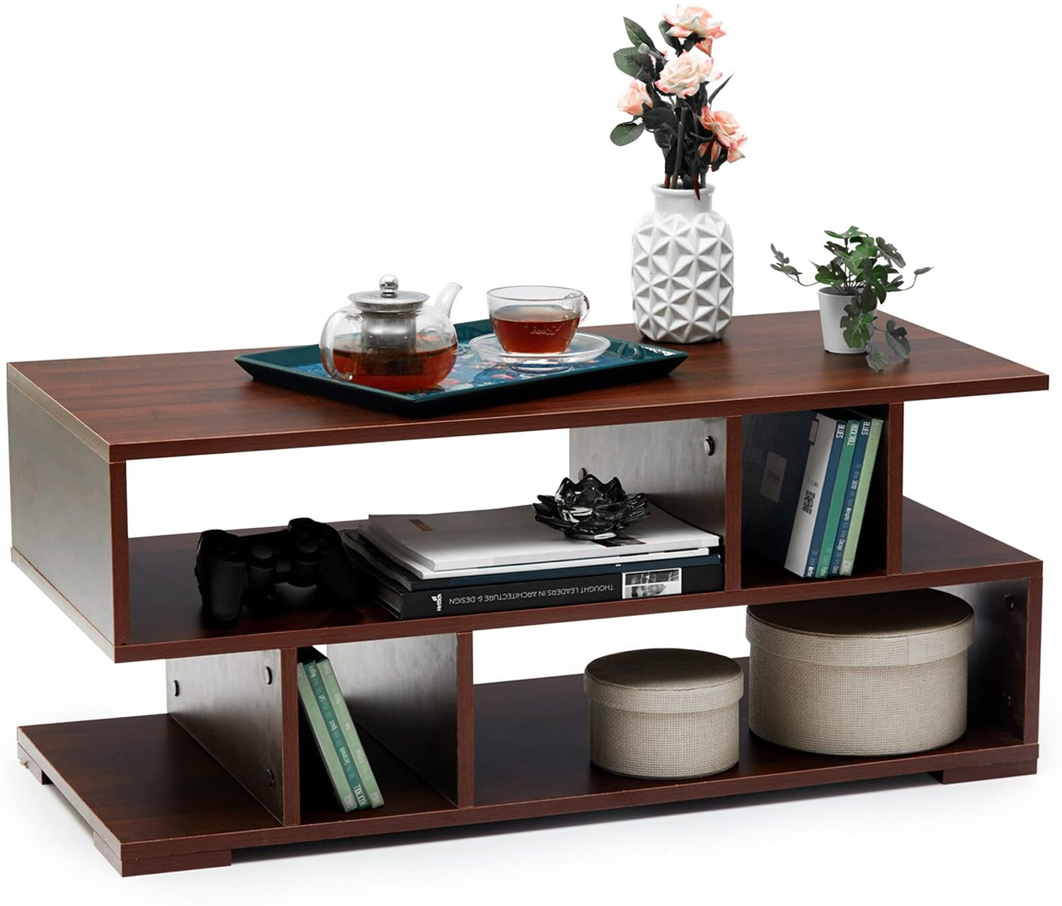 Image of GREEN SOUL Carya Coffee Table Engineered Wood Coffee Table
