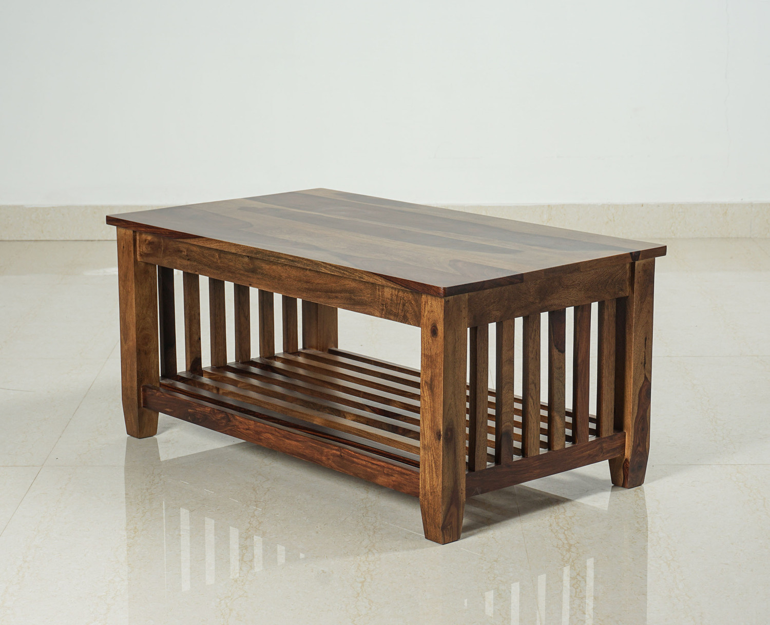 Image of Woodefly Wooden Coffee Table for Living Room /Bedroom /Hotels Solid Wood Tea Table Solid Wood Coffee Table