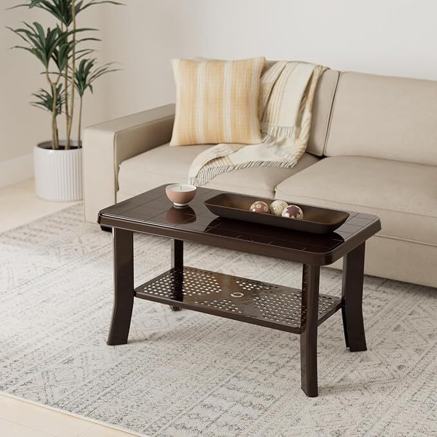 Image of Nilachal Plastic Plastic Coffee Table