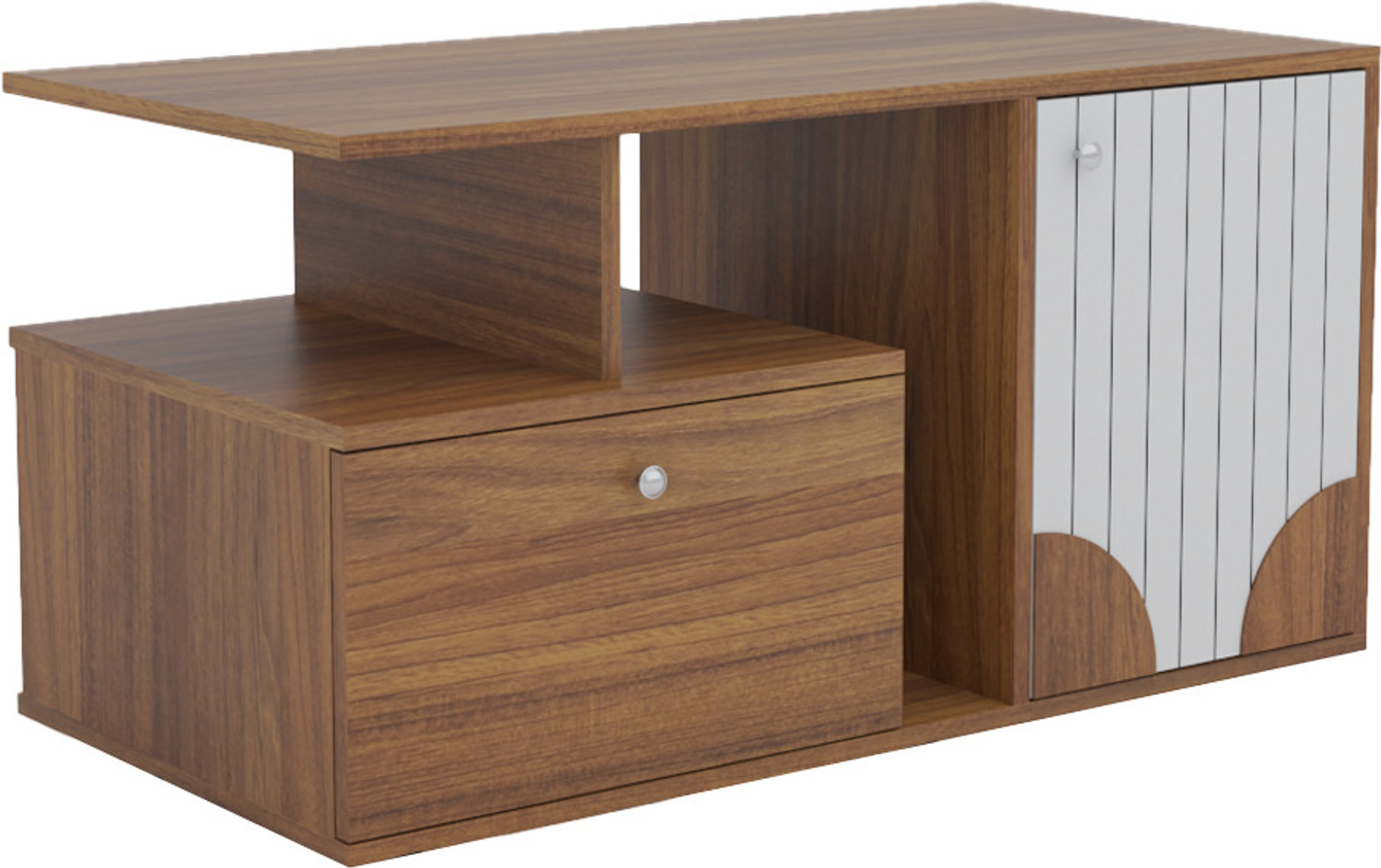 Image of neuspace Amber Coffee Table with Storage, Engineered Wood Coffee Table