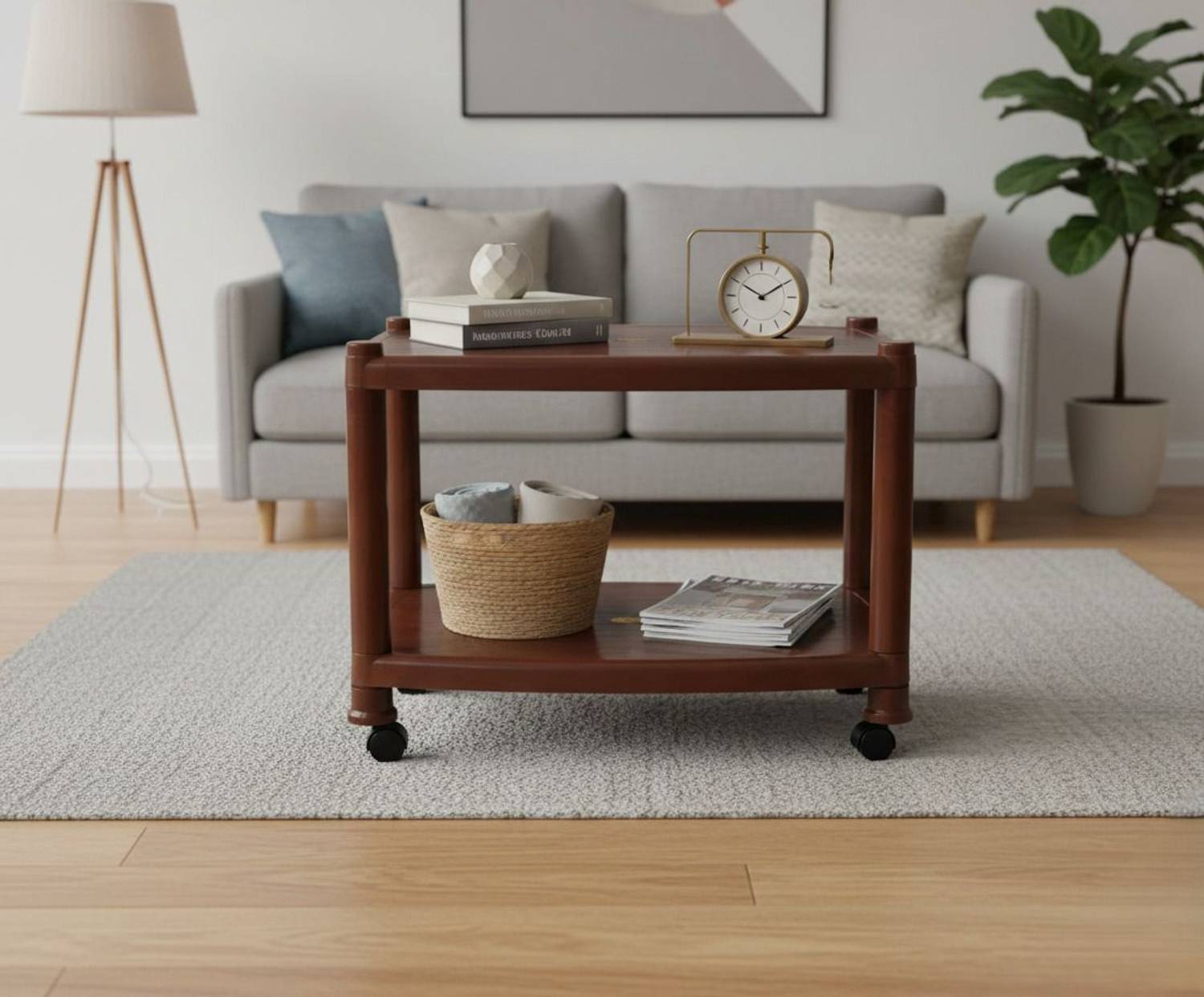 NP NATIONAL Since 1952 Rajkot CenterTable wenge color Premium Two
