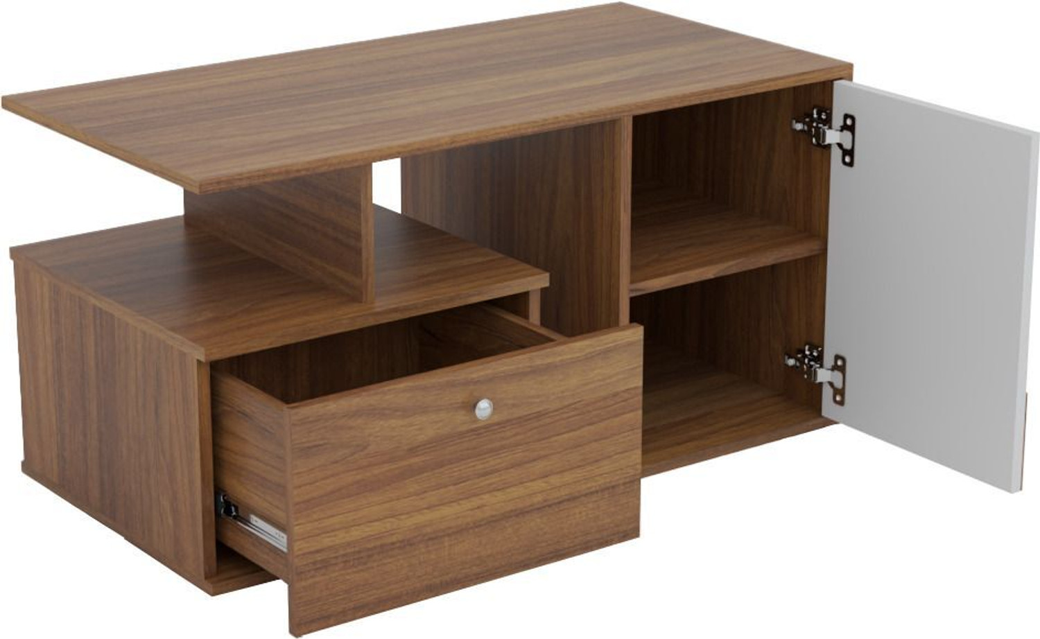 Image of neuspace Amber Coffee Table with Storage, Engineered Wood Coffee Table
