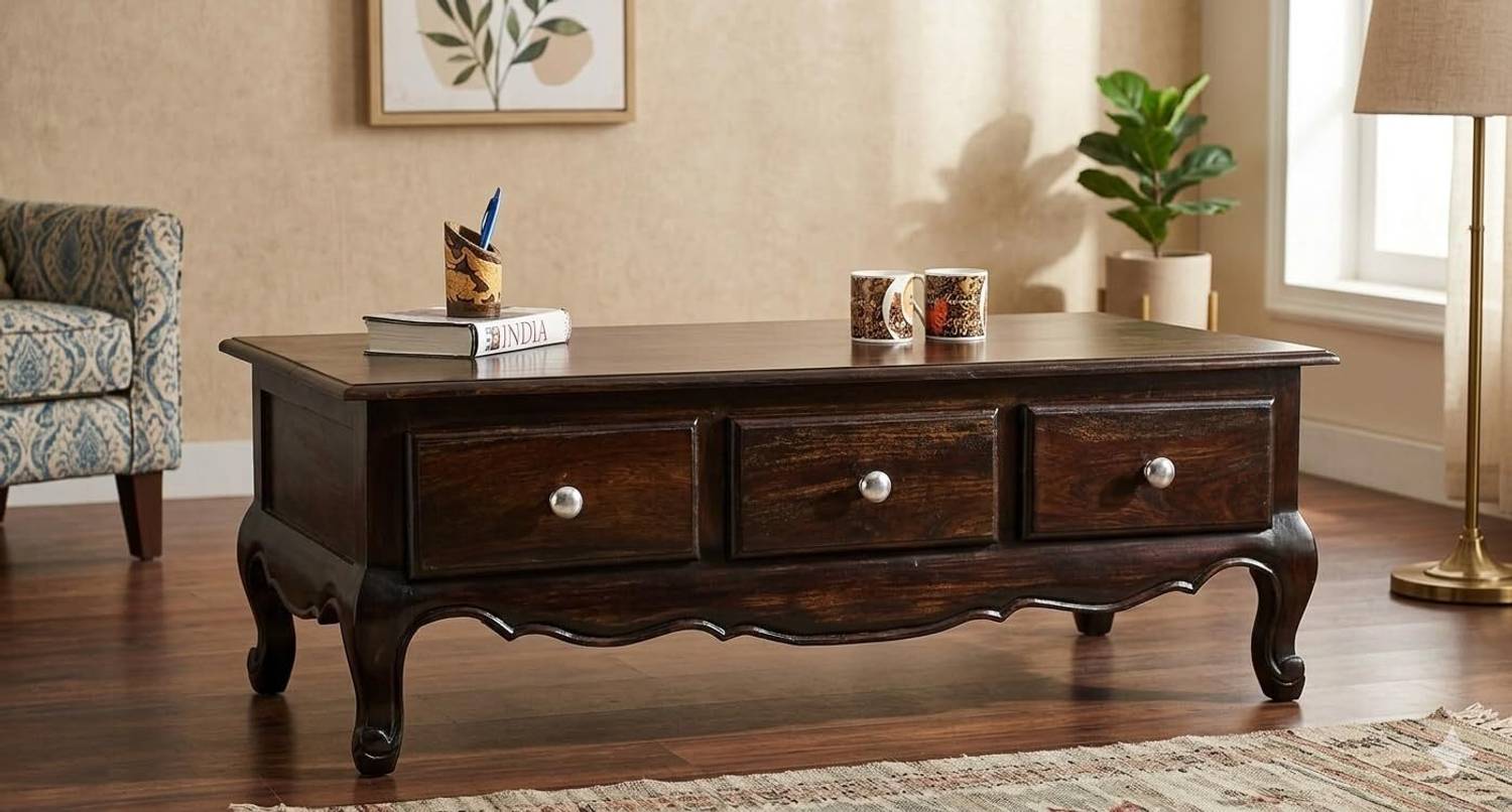 Wood Master Sre coffee table sheesham wood coffee table for balco