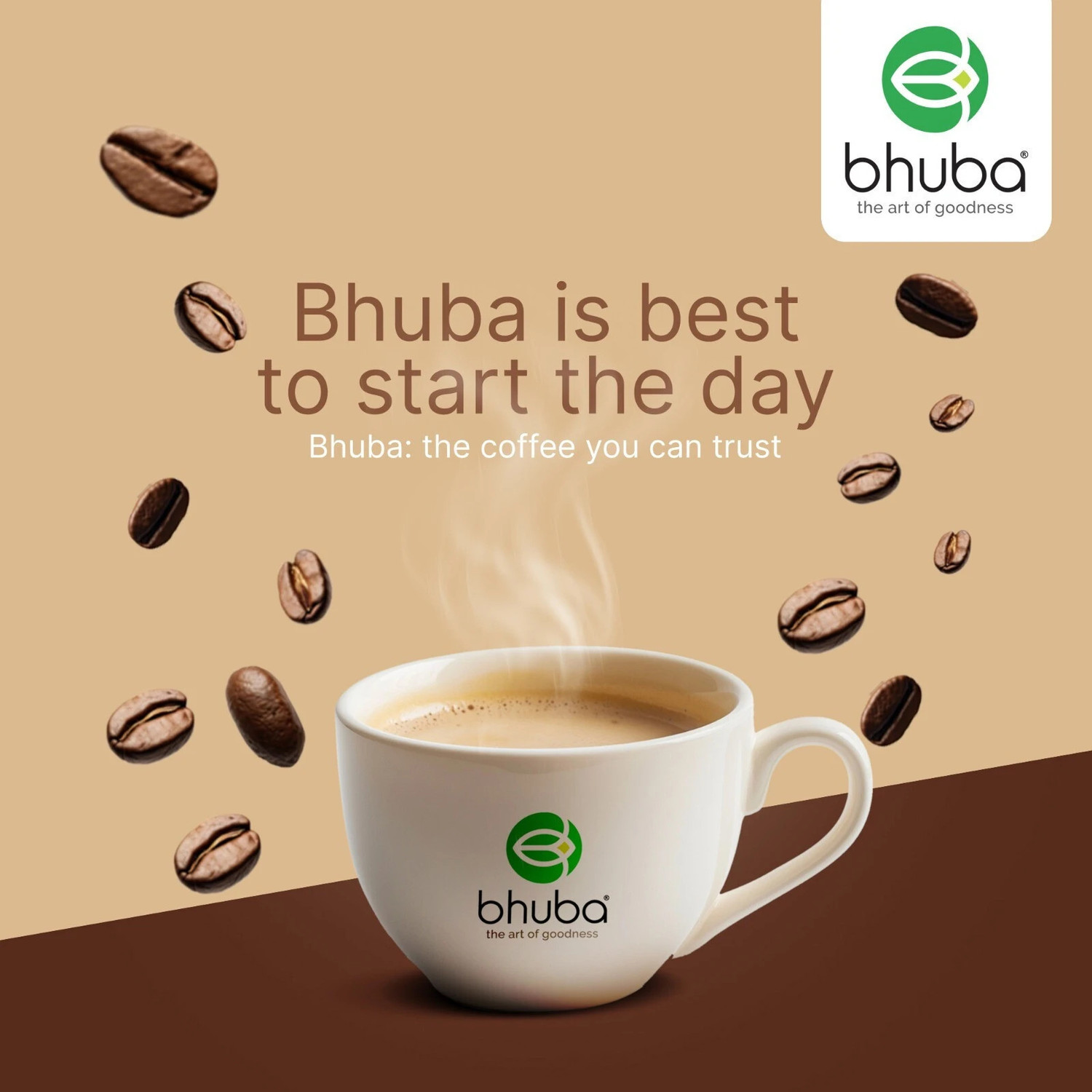 Image of Bhuba Freeze Dried 100% Pure Instant Coffee Powder Glass Jar Instant Coffee