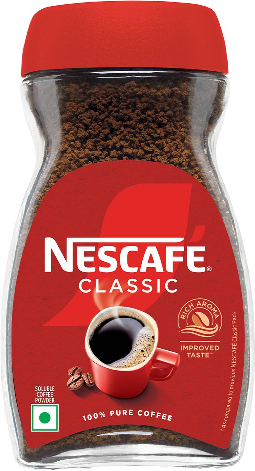 Nescafe Classic Coffee Powder Jar, 100% Pure Instant Coffee (180