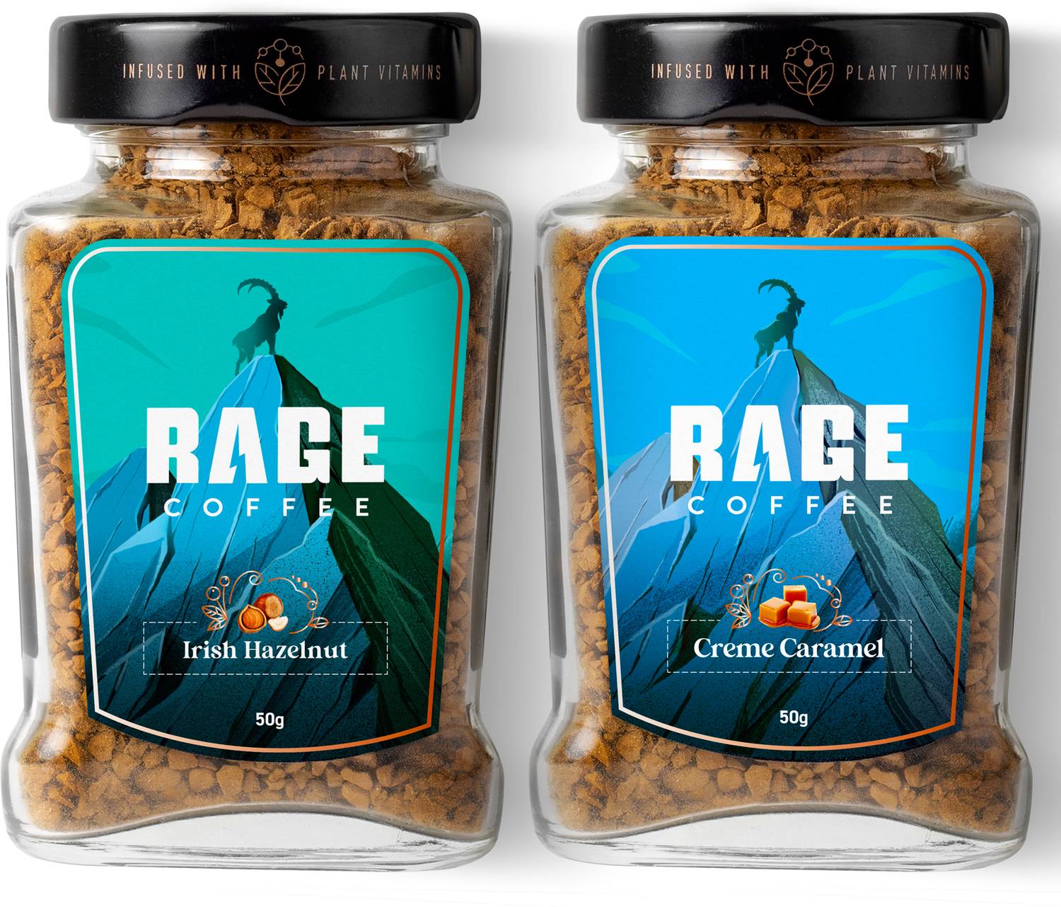RAGE Coffee Combo Pack of 2 - 50g Each Pack of 2 · 50 g (100 g total) - Image 1