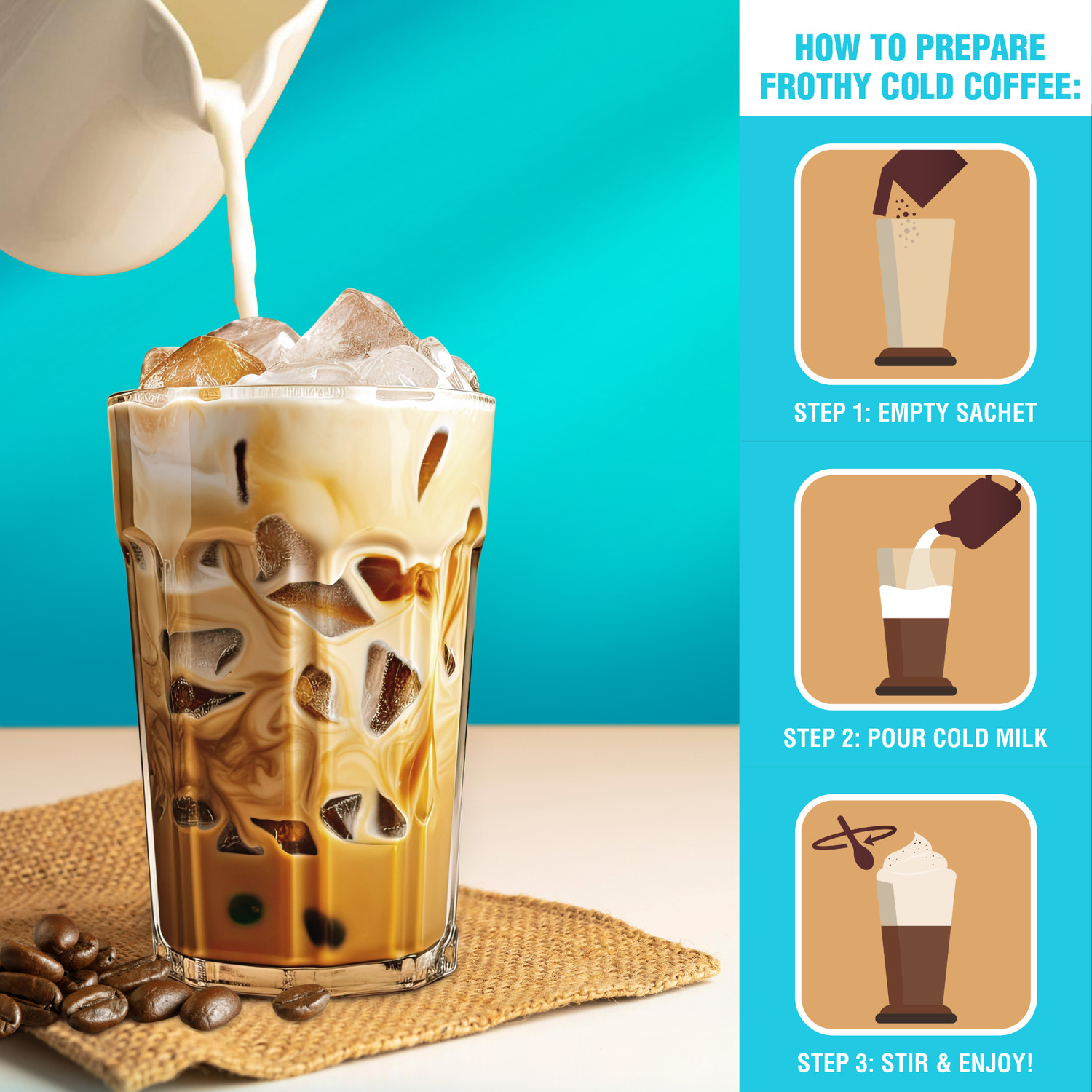 Image of Sunbean Coffee Mix - Effortless Dalgona Experience (Add Milk) Instant Coffee