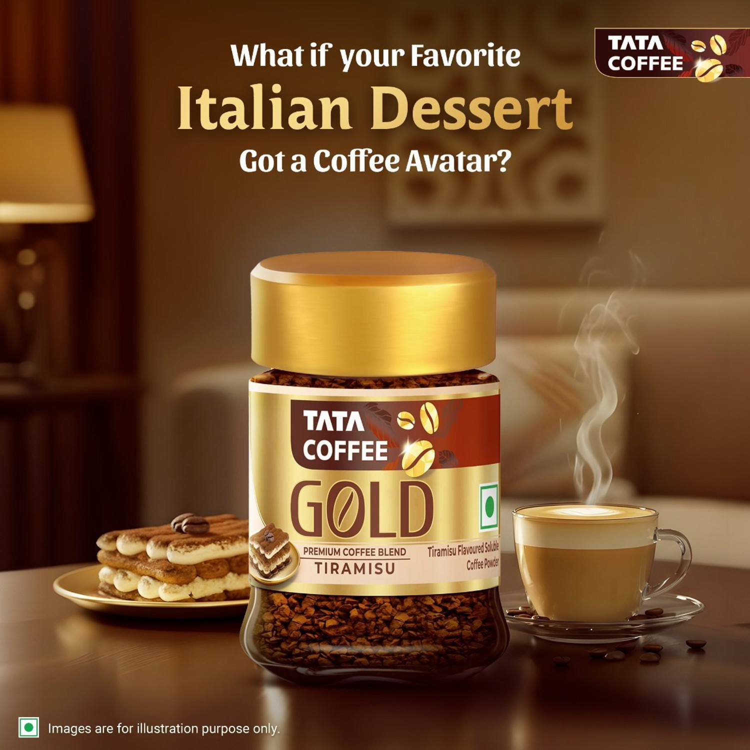 Image of Tata Coffee Premium Coffee Blend Tiramisu Instant Coffee