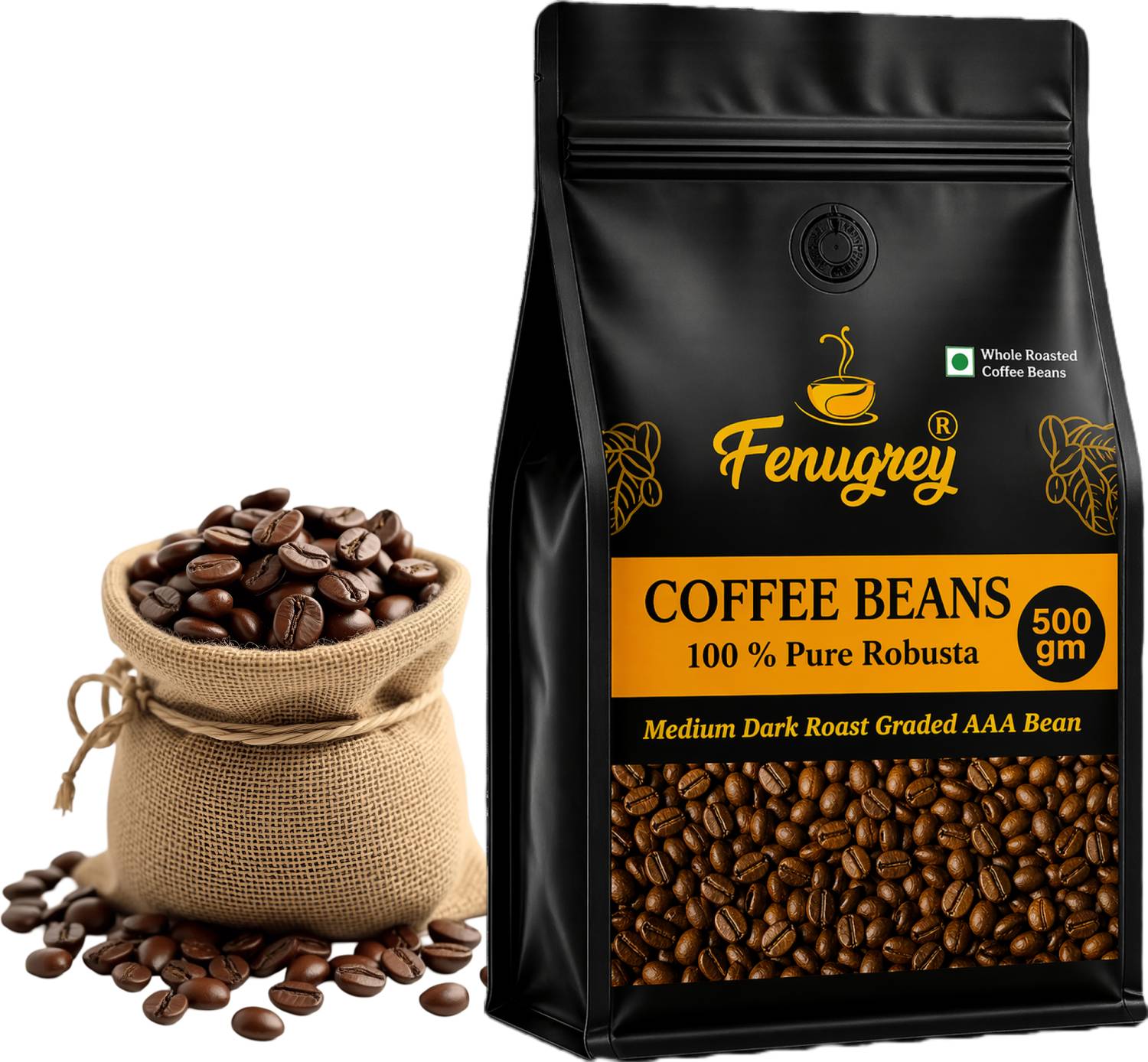 Fenugrey 100% Robusta Beans AAA Coffee - Image 1