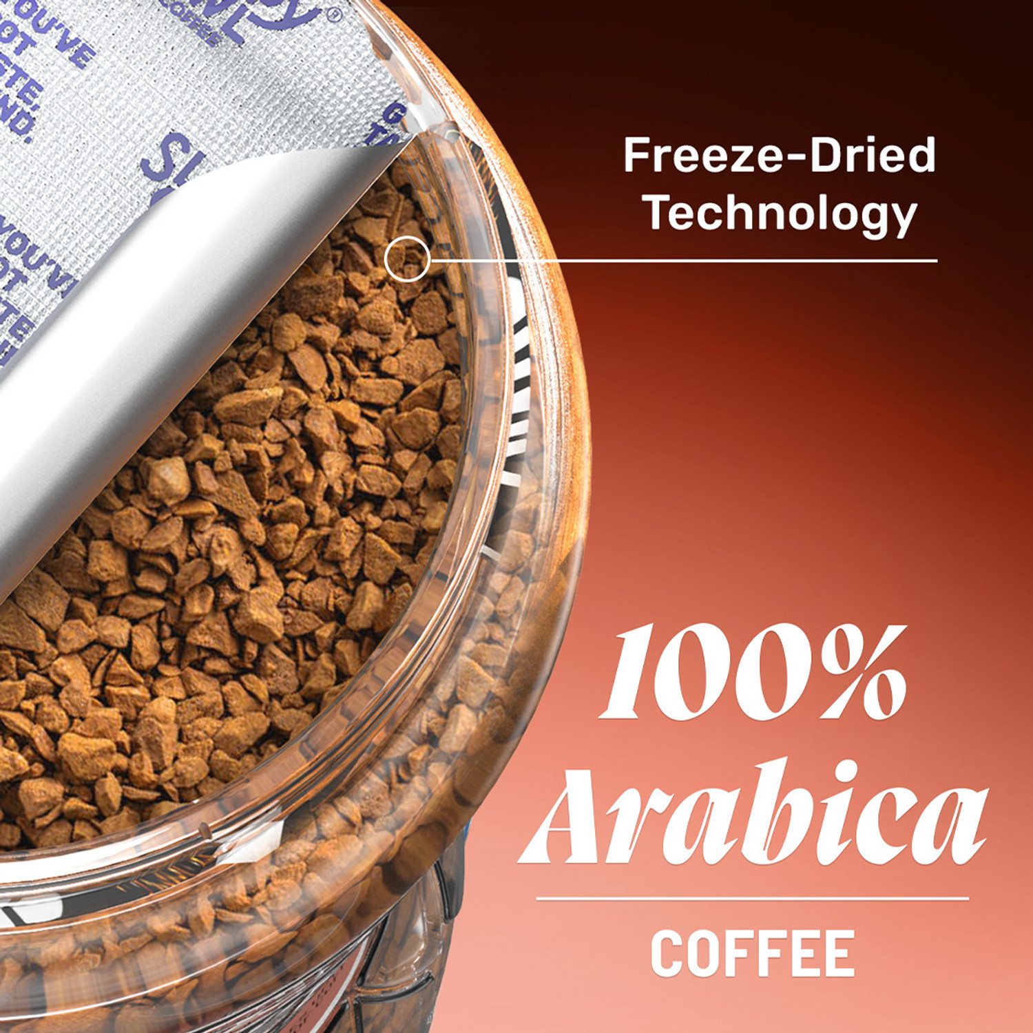 Image of Sleepy Owl Hazelnut Freeze Dried Instant Coffee Jar | 50g 100% Arabica Instant Coffee Instant Coffee (50 g, Hazelnut Flavoured)
