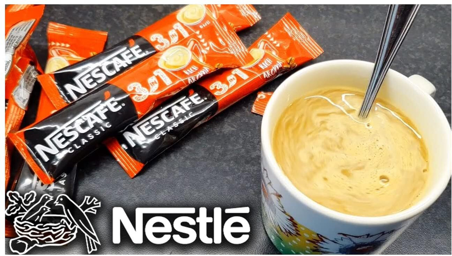 Image of Nescafe 3in1 Original Soluble Coffee Beverage 30 Sachets Instant Coffee (2 x 525 g)