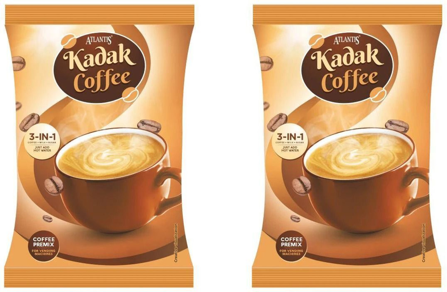 Image of ATLANTIS 3 in 1 Kadak Coffee Premix (Contains Coffee, Milk and Sugar) 2 kg Instant Coffee