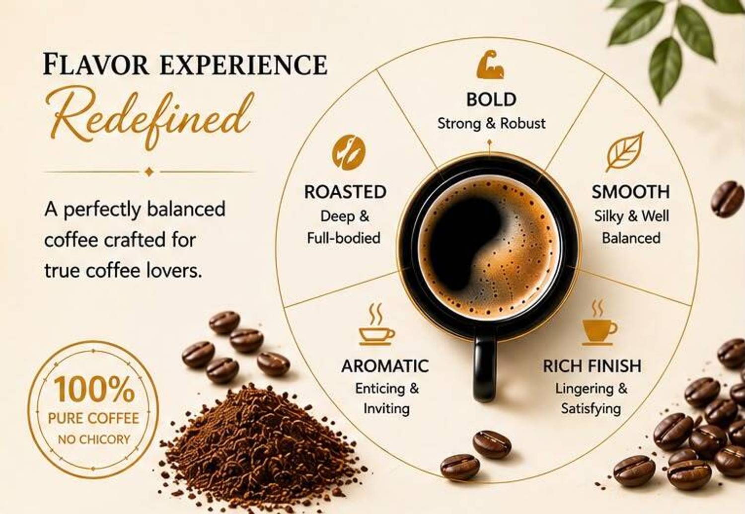 The Circle Of Aroma Signature Black Instant Coffee 50g - Image 5