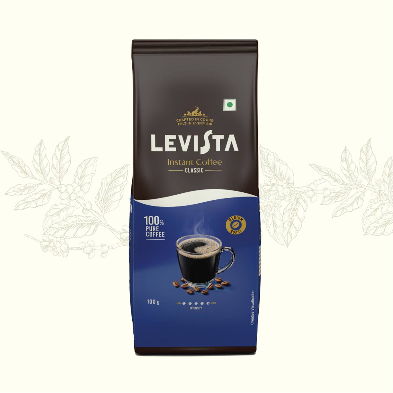 Levista Classic 100% Pure Instant Coffee 100g