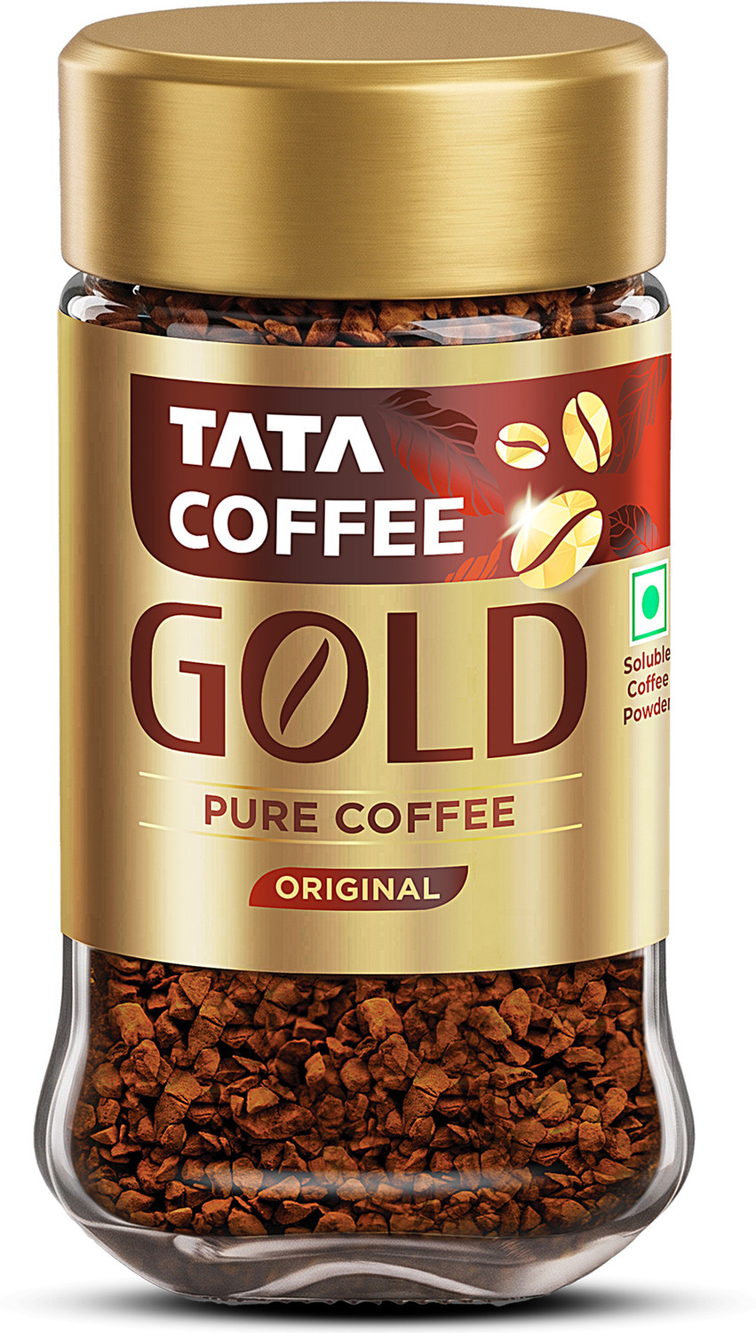 Image of Tata Coffee Gold Instant Coffee (50 g, Pure Flavoured)