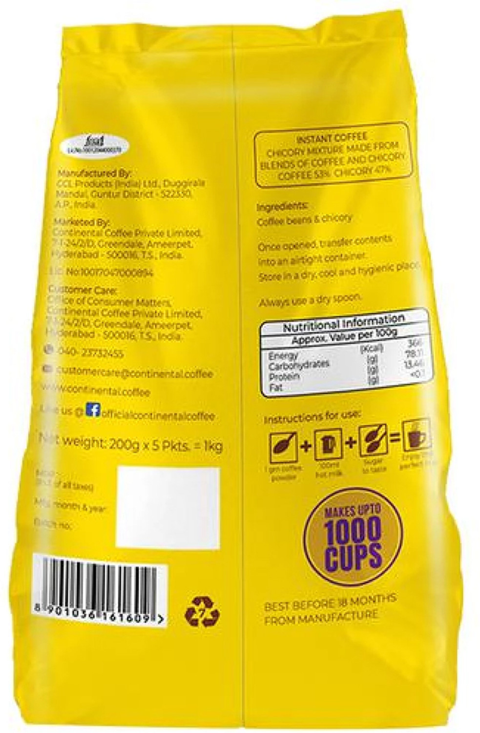 Image of Continental Coffee STRONG Instant Coffee