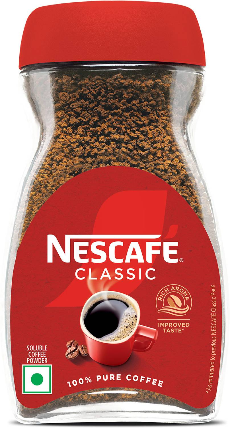 Nescafe Classic Coffee Powder Jar, 100% Pure Instant Coffee (90 g