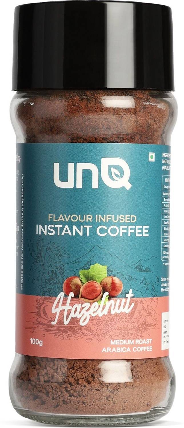 UNQ Hazelnut Instant Coffee - Instant Blend Arabica Warm/Chille