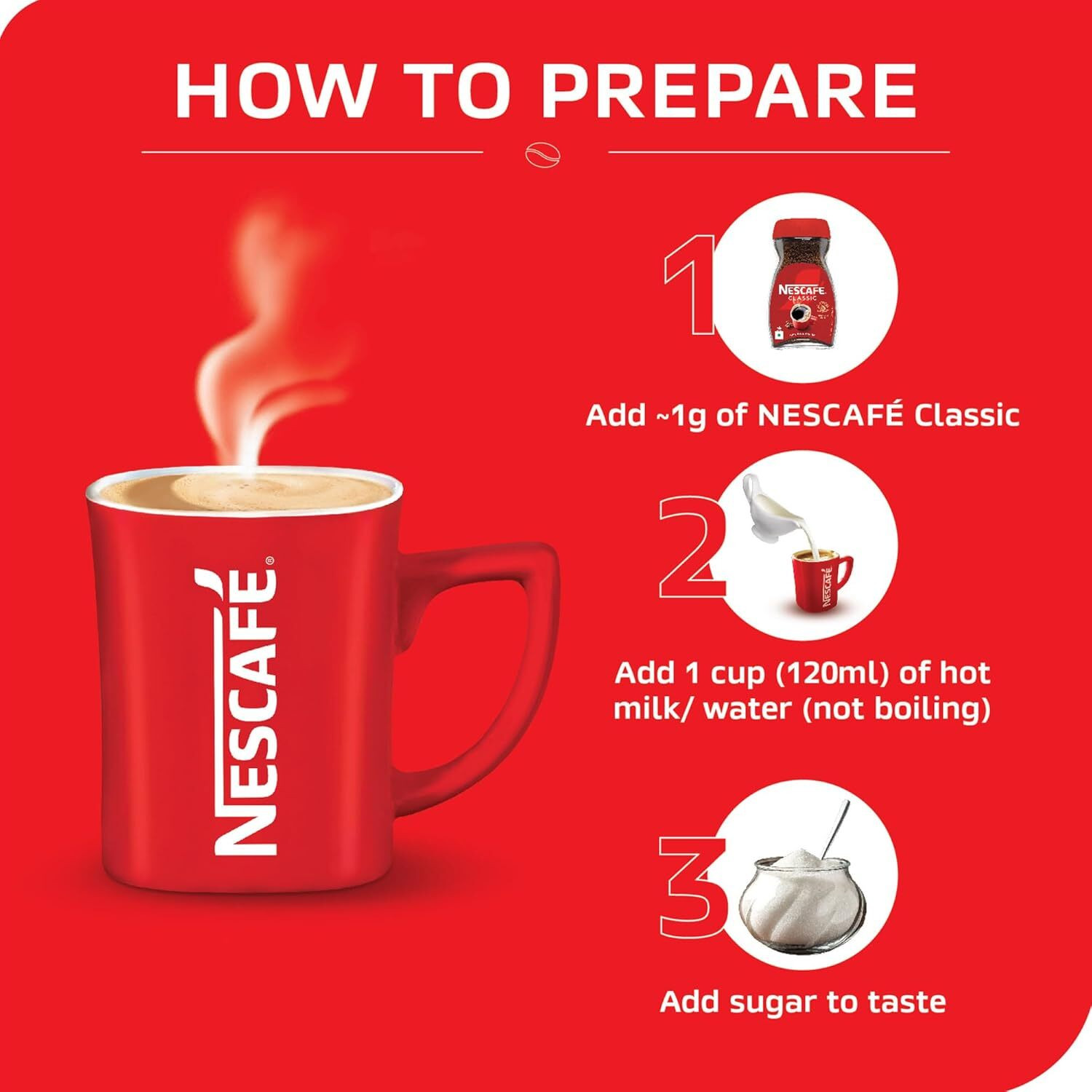 Image of Nescafe Classic Instant Coffee Powder | 100% Pure Coffee | 200g Pouch Instant Coffee