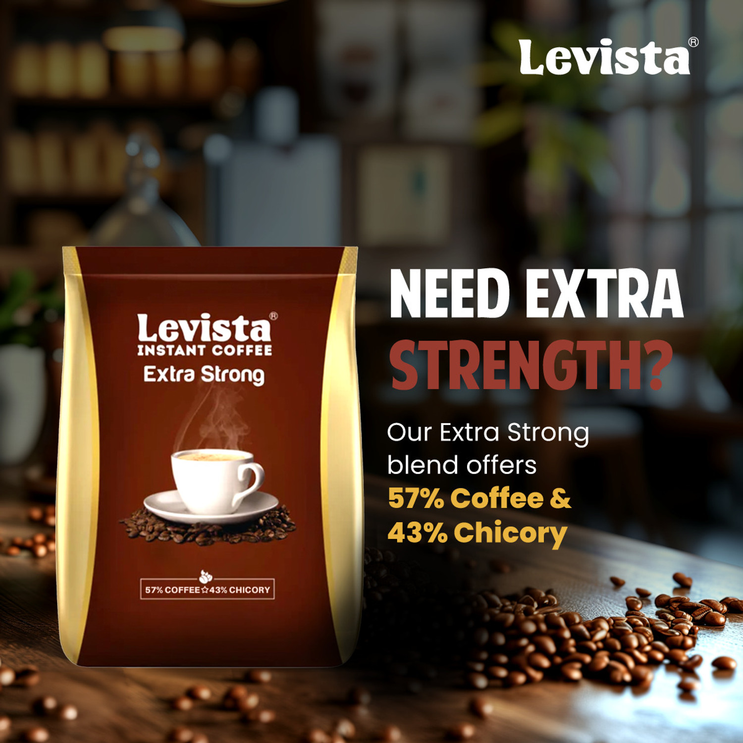 Image of Levista Extra Strong Instant Coffee