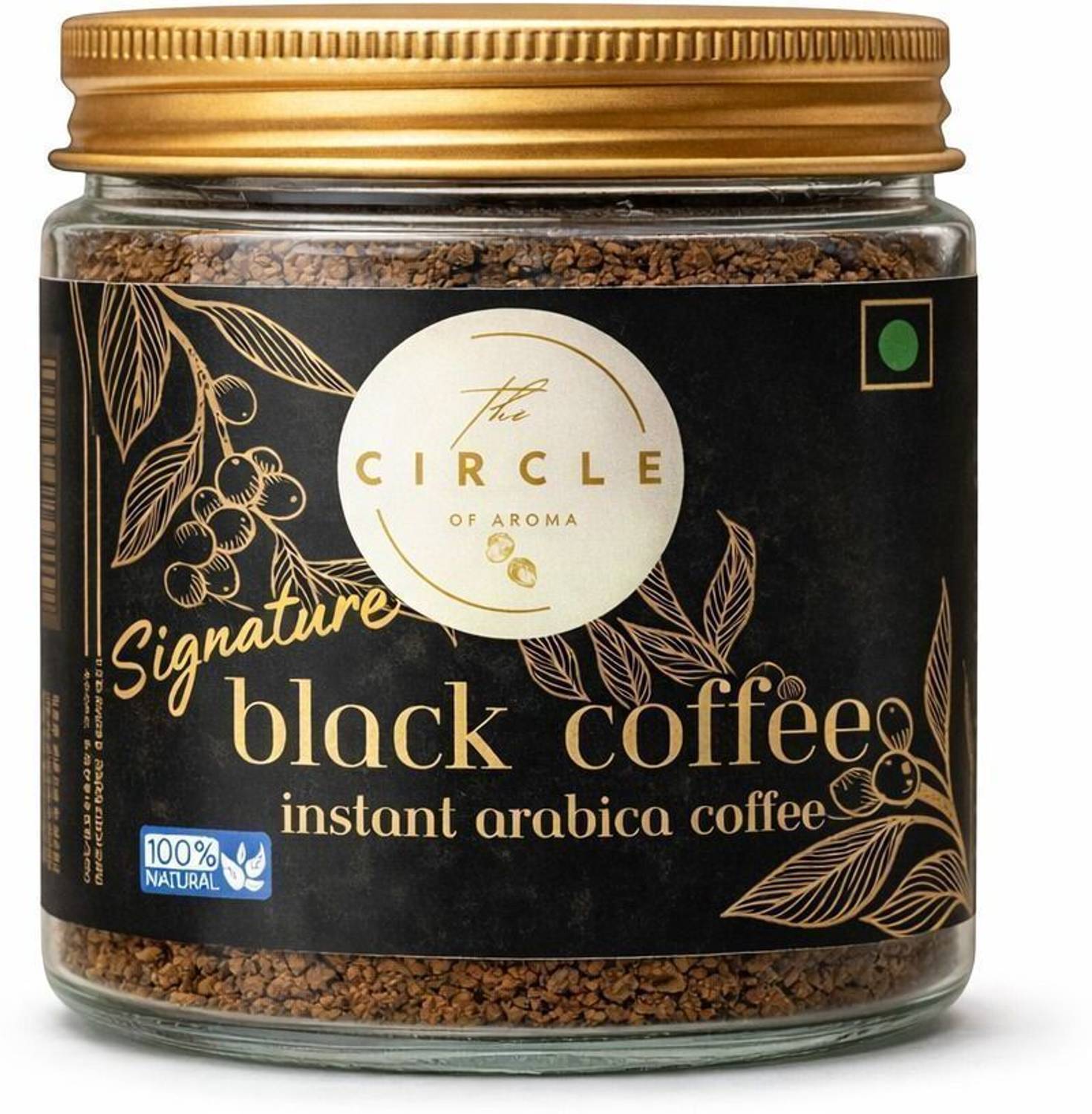 The Circle Of Aroma Signature Black Instant Coffee Arabica Rich &