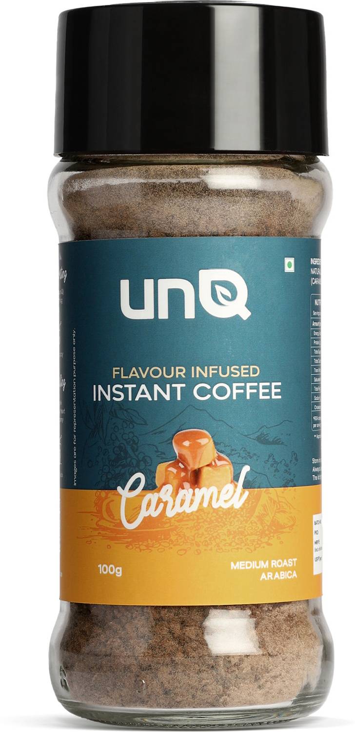 UNQ Caramel Instant coffee - Quick Blend Warm/chilled Arabica