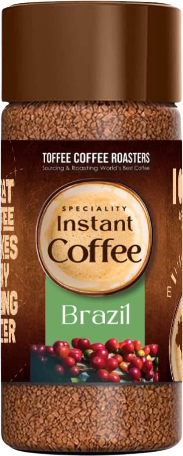Toffee Coffee Roasters Brazil Speciality Instant Coffee 100 g