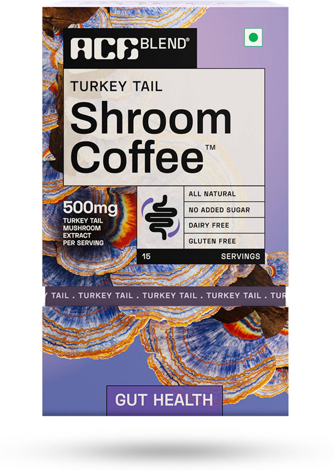 Ace Blend Turkey Tail Shroom Coffee Instant Coffee (200 g)