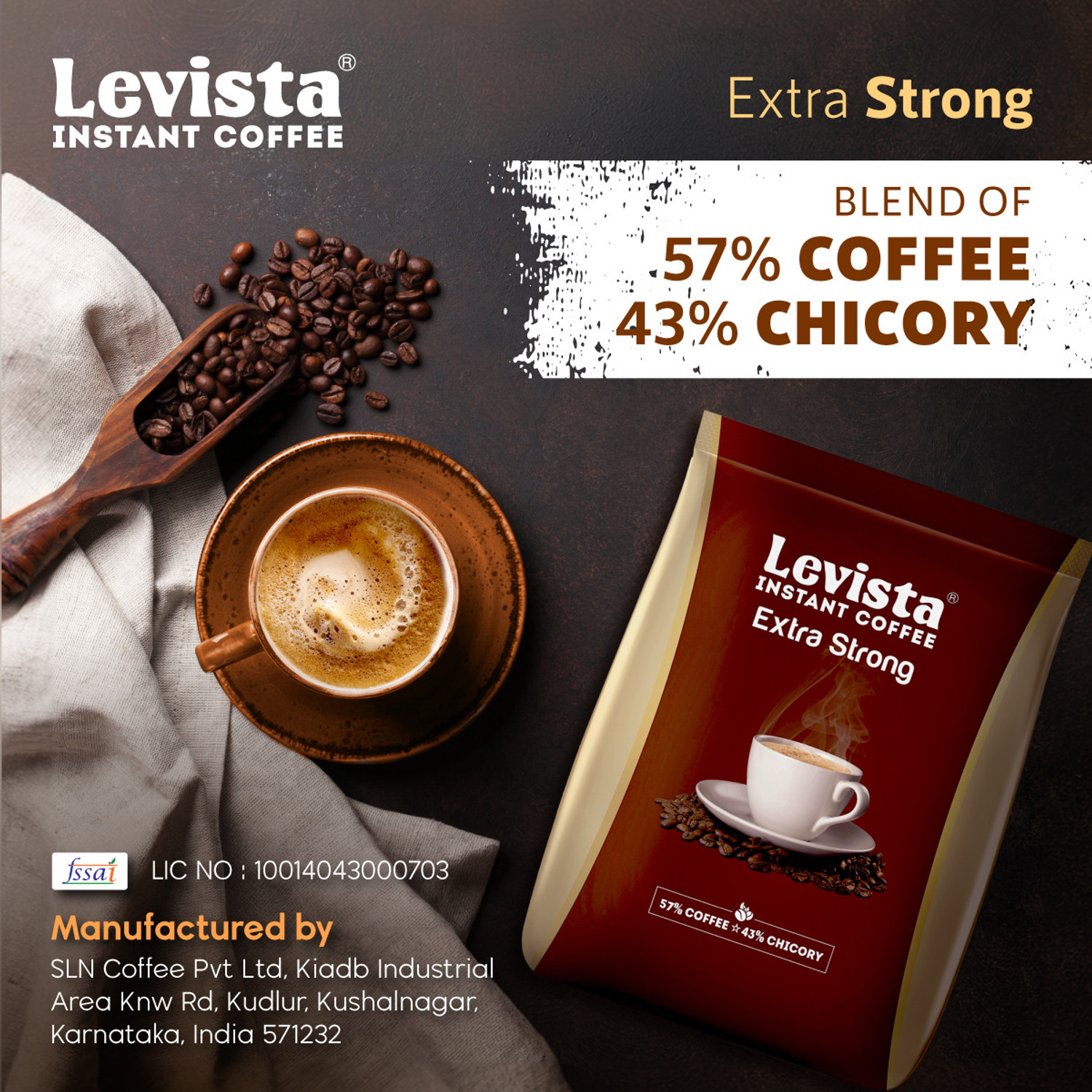 Image of Levista Extra Strong Instant Coffee
