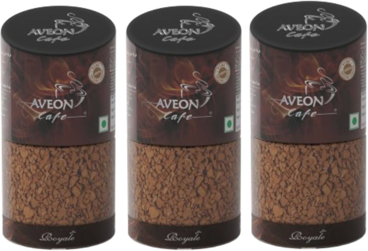 aveon Cafe Royale 100% Freeze-Dried Instant Coffee (3 x 50 g)