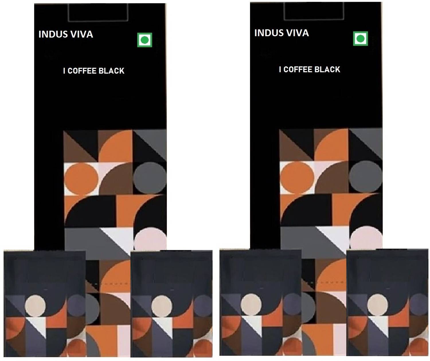 INDUS VIVA Black coffee for Diabetes Control - I Coffee- 50 Sache