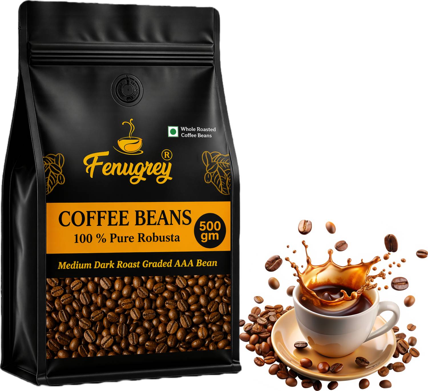 Fenugrey 100% Robusta Beans AAA Coffee - Image 2